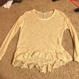 Cream sweater
